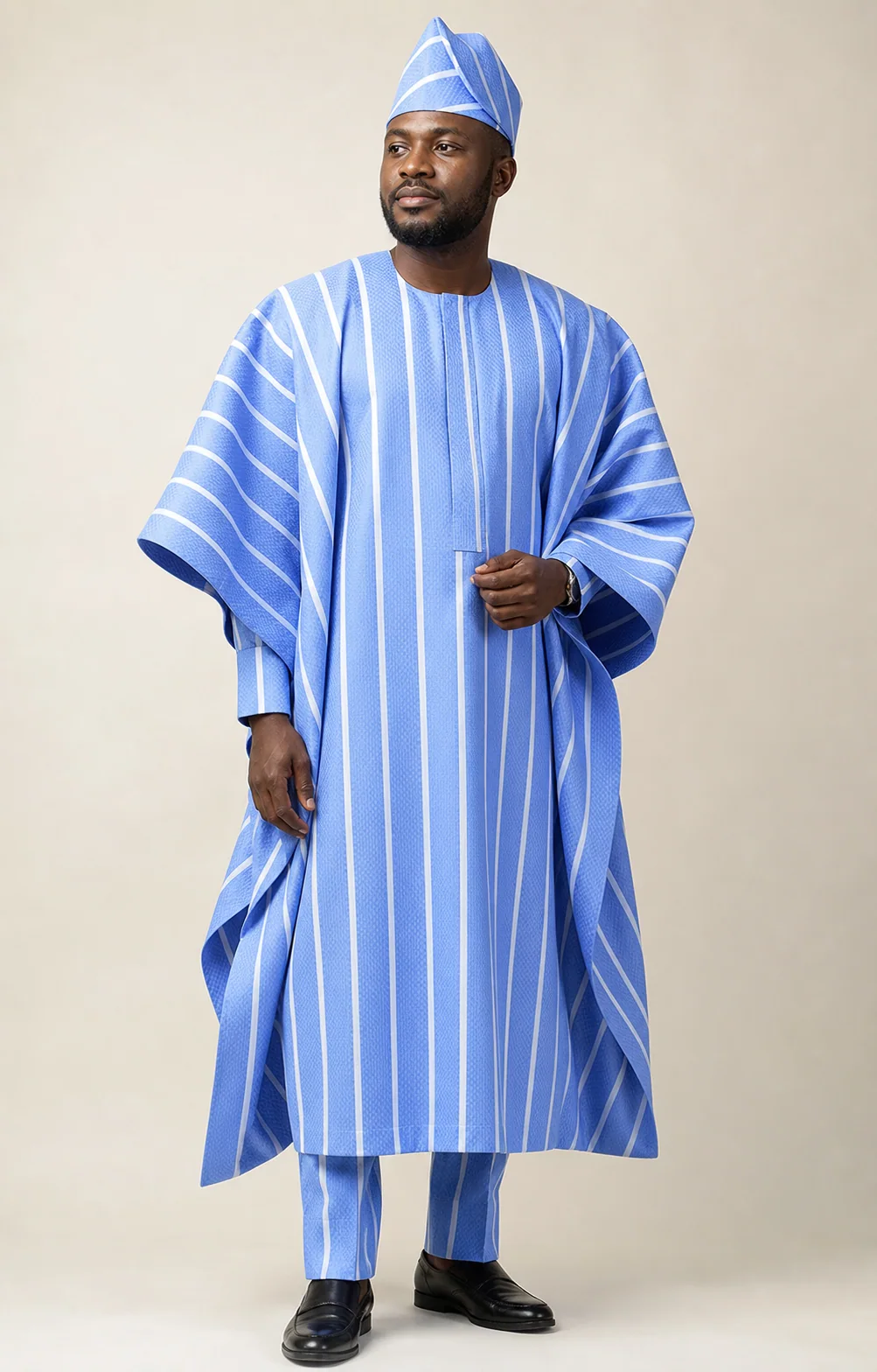 Sky Blue / Cool Contrast Nigerian styling direction