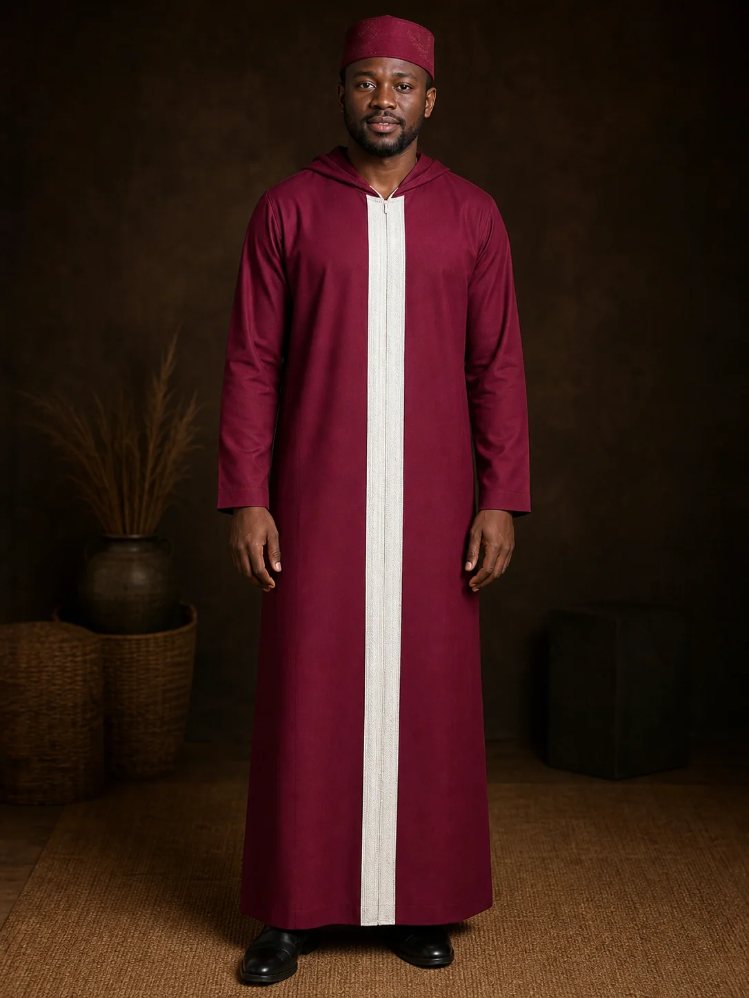 Wine / Signature Presence Nigerian styling direction